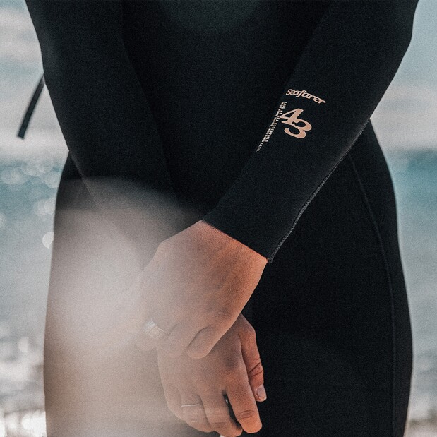 Kitesurf, Surf wetsuit - Women - Neoprene Steamer Backzip